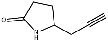 2-Pyrrolidinone,5-(2-propynyl)-(9CI) 结构式