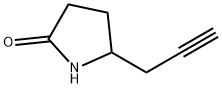 2-Pyrrolidinone,5-(2-propynyl)-(9CI) Structure