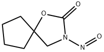 1-Oxa-3-azaspiro[4.4]nonan-2-one,3-nitroso-(8CI,9CI) 化学構造式