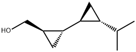 [1,1-Bicyclopropyl]-2-methanol,2-(1-methylethyl)-,[1S-[1alpha(1R*,2S*),2bta]]-(9CI) Struktur