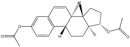 1,3,5(10),6-Estratetrene-3,17β-diol diacetate Structure