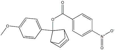 (1β,4β,7-anti)-7-(p-Methoxyphenyl)norborn-2-en-7-ol p-nitrobenzoate|