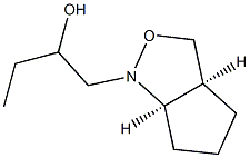 1H-Cyclopent[c]isoxazole-1-ethanol,-alpha--ethylhexahydro-,(3a-alpha-,6a-alpha-)-[partial]-(9CI) 化学構造式