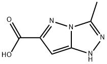 1H-Pyrazolo[5,1-c]-1,2,4-triazole-6-carboxylicacid,3-methyl-(9CI) Structure