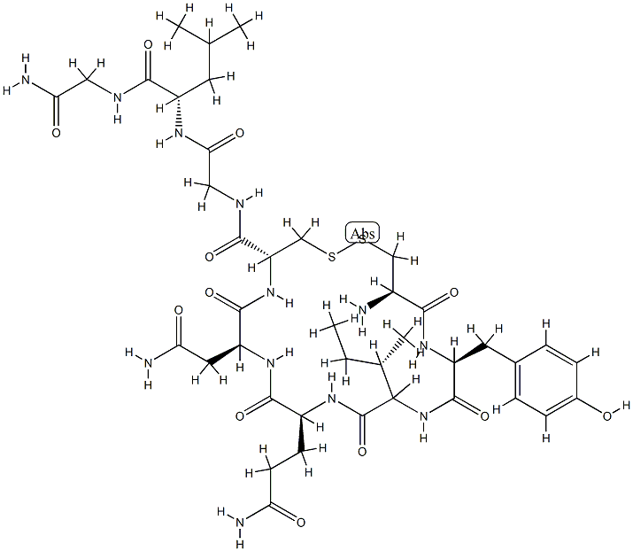 oxytocin, Gly(7)- Structure