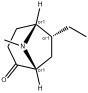 8-Azabicyclo[3.2.1]octan-2-one,6-ethyl-8-methyl-,(1R,5R,6R)-rel-(9CI) 结构式