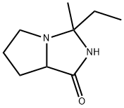 1H-Pyrrolo[1,2-c]imidazol-1-one,3-ethylhexahydro-3-methyl-(9CI)|