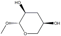 Methyl 3-deoxy-β-L-erythro-pentopyranoside Structure