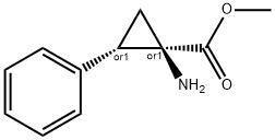 Cyclopropanecarboxylic acid, 1-amino-2-phenyl-, methyl ester, (1R,2S)-rel-|