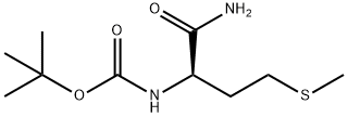 N-BOC-D-蛋氨酰胺 结构式