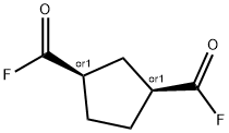 1,3-Cyclopentanedicarbonyl difluoride, cis- (9CI) 结构式