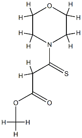 4-Morpholinepropanoic  acid,  -bta--thioxo-,  methyl  ester|
