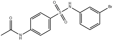 4-(3-Bromophenylsulfamoyl)acetanilide, 97% 化学構造式