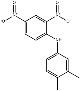 N-(3,4-dimethylphenyl)-N-(2,4-dinitrophenyl)amine Structure