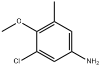 3-chloro-4-Methoxy-5-Methylaniline Struktur