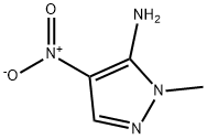 1H-Pyrazol-5-amine,1-methyl-4-nitro-(9CI) Struktur