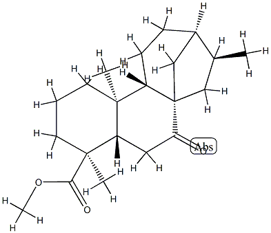 7-Oxokauran-19-oic acid methyl ester,19885-18-8,结构式