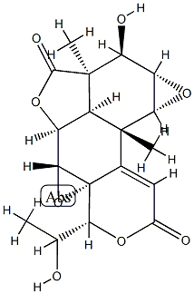 (1α,2α)-15-De(hydroxymethyl)podolactone B 结构式