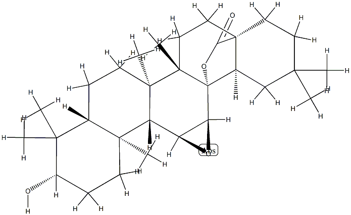 11α,12α-Epoxy-3β,13-dihydroxyoleanane-28-oic acid γ-lactone|2,6B-DIHYDROXY-3-OXO-11A,12A-EPOXY-24-NORURSA-1,4-DIEN-28,13B-OLIDE