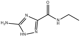 1H-1,2,4-Triazole-3-carboxamide,5-amino-N-ethyl-(9CI),199291-96-8,结构式