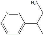 3-Pyridineethanamine,beta-methyl-(9CI) 化学構造式