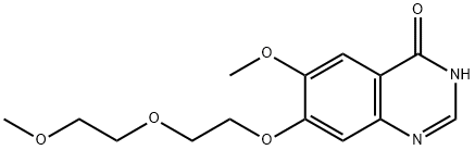 6-Methoxy-7-(2-(2-Methoxyethoxy)ethoxy)quinazolin-4(3H)-one,199328-78-4,结构式