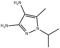 1H-Pyrazole-3,4-diamine,5-methyl-1-(1-methylethyl)-(9CI),199341-41-8,结构式