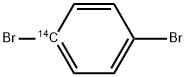 1,4-Dibromobenzine-13C6 结构式