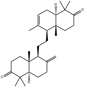 8,14-Secogammacera-7,14(27)-diene-3,21-dione Structure