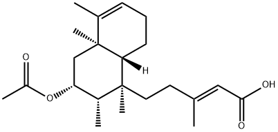 Solidagonic acid Struktur