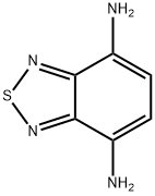 4,7-diamine-2,1,3-benzothiadiazole 化学構造式