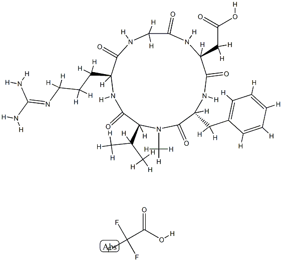 Cilengitide trifluoroacetate Struktur