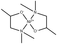 Bis[1-(N,N-dimethylamino)-2-propanolato]nickel(II) Struktur
