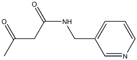 3-oxo-N-(pyridin-3-ylmethyl)butanamide Structure
