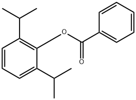 Propofol Benzoate, 2005-09-6, 结构式