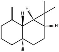 (1aS,7aβ,7bα)-Decahydro-1,1,3aα-trimethyl-7-methylene-1H-cyclopropa[a]naphthalene Structure