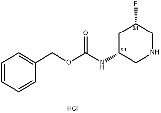 Benzyl ((3,5-Cis)-5-Fluoropiperidin-3-Yl)Carbamate Hydrochloride(WXC05041) Structure