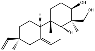 (1R)-7α-Ethenyl-1,2,3,4,4a,4bβ,5,6,7,8,10,10aβ-dodecahydro-2α-hydroxy-1,4aα,7-trimethyl-1-phenanthrenemethanol 结构式