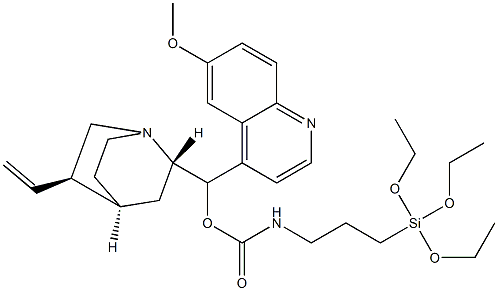 (R)-N-三乙氧基硅基丙基-O-奎宁脲, 200946-85-6, 结构式