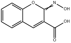 2H-1-Benzopyran-3-carboxylicacid,2-(hydroxyimino)-(9CI) Structure