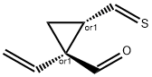 Cyclopropanecarboxaldehyde, 1-ethenyl-2-(thioxomethyl)-, (1R,2S)-rel- (9CI) Struktur