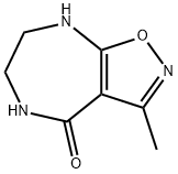 4H-Isoxazolo[5,4-e][1,4]diazepin-4-one,5,6,7,8-tetrahydro-3-methyl-(9CI) 结构式