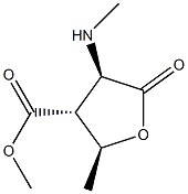 Arabinonicacid,2,3,5-trideoxy-3-(methoxycarbonyl)-2-(methylamino)-,gamma-,201603-01-2,结构式