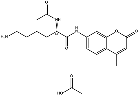 AC-LYS-AMC ACETATE SALT Struktur