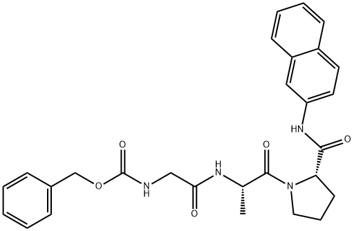 Z-Gly-Ala-Pro-βNA Structure