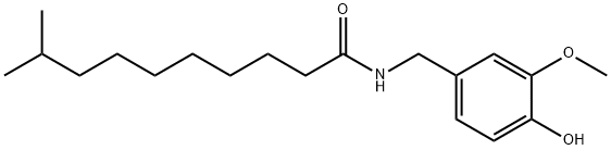 高二氢辣椒素I, 20279-06-5, 结构式