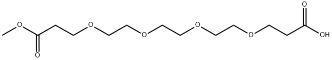 Acid-PEG4-mono-methyl ester 化学構造式