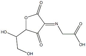 L-threo-3-Hexulosonic  acid,  2-[(carboxymethyl)imino]-2-deoxy-,  -gamma--lactone,  radical  ion(1-)  (9CI)|