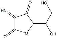 erythro-Hex-2-enonimidic  acid,  -gamma--lactone,  radical  ion(1-)  (9CI),203399-85-3,结构式