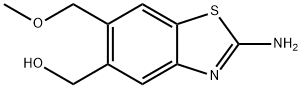 5-Benzothiazolemethanol,2-amino-6-(methoxymethyl)-(9CI),203447-40-9,结构式